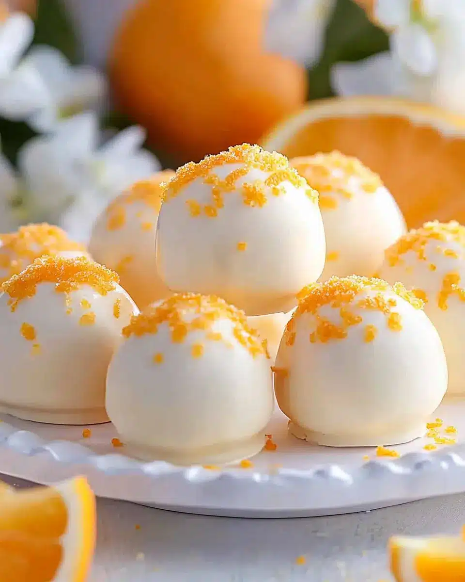Orangen-Creamsicle-Trüffel