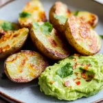 Gebackene Kartoffeln, Avocado Dip, Rezept für 2 First Image First Image