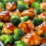 Sheet Pan Honey Buffalo Chicken, Brokkoli Rezept, 35 Minuten Gericht First Image First Image