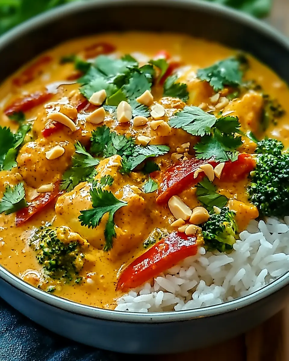 THAI ERDNUSS CURRY REZEPT First Image First Image