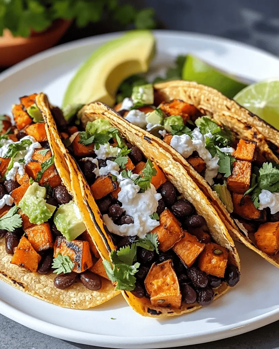 SÜßKARTOFFEL BOHNEN TACOS REZEPT First Image First Image