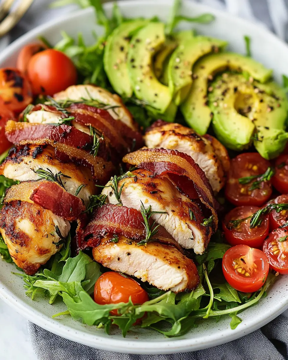 Rosmarin-Hühnchen mit Speck und Avocado-Salat: Irresistibly Juicy! 5