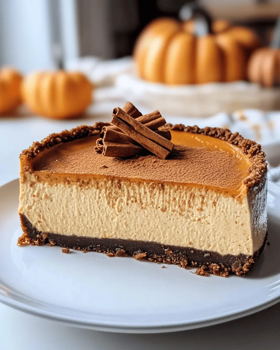 SPICED BAKED PUMPKIN CHEESECAKE REZEPT First Image First Image