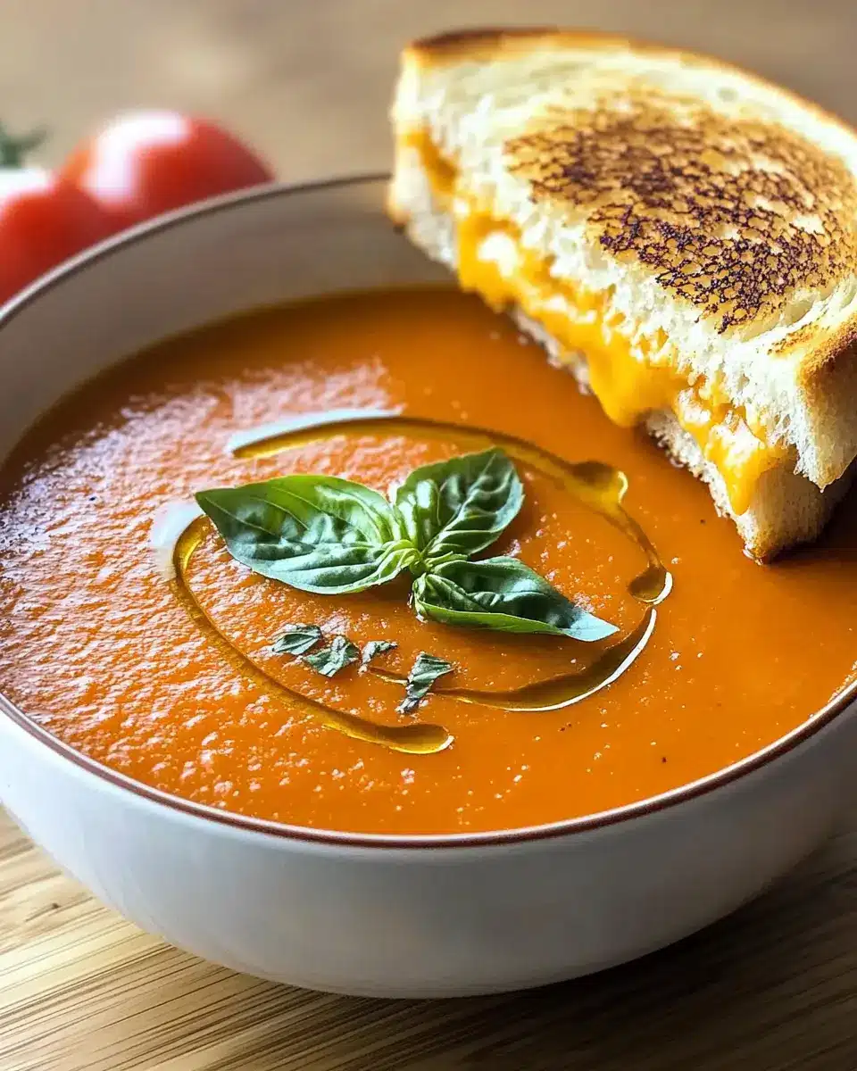 Roasted Tomato Soup Grilled Cheese Sandwich: Comfort at Home 5