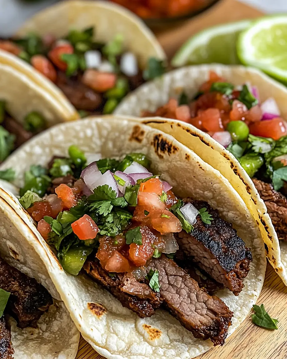 STOVETOP CARNE ASADA TACOS First Image First Image