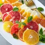 Obst-Carpaccio aus Zitrusfrüchten First Image First Image