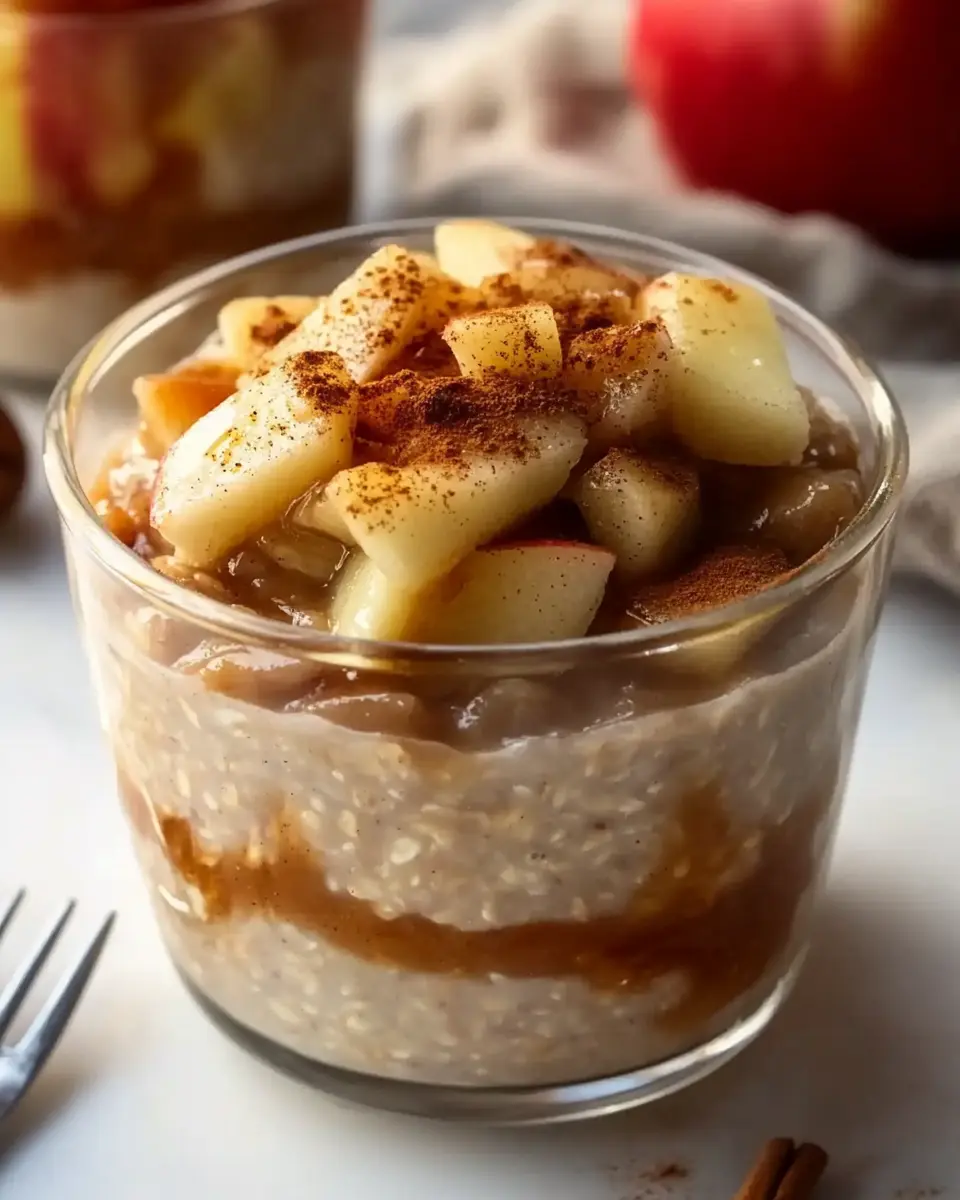 Apple Pie Overnight Oats – Bestes Rezept in 7 Min First Image First Image
