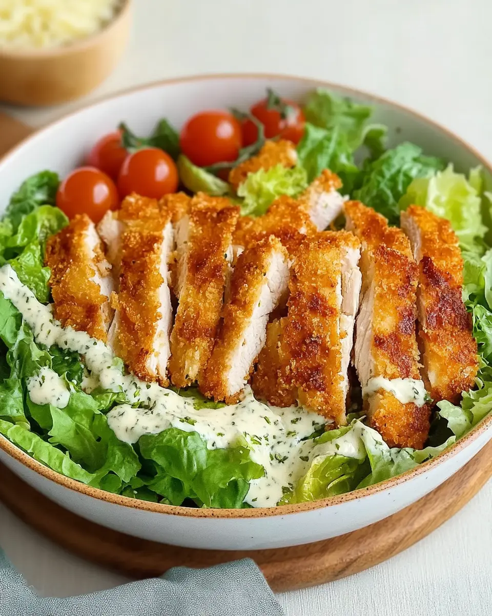 Caesar Hähnchen Bowl – Knuspriger Genuss in 30 Min