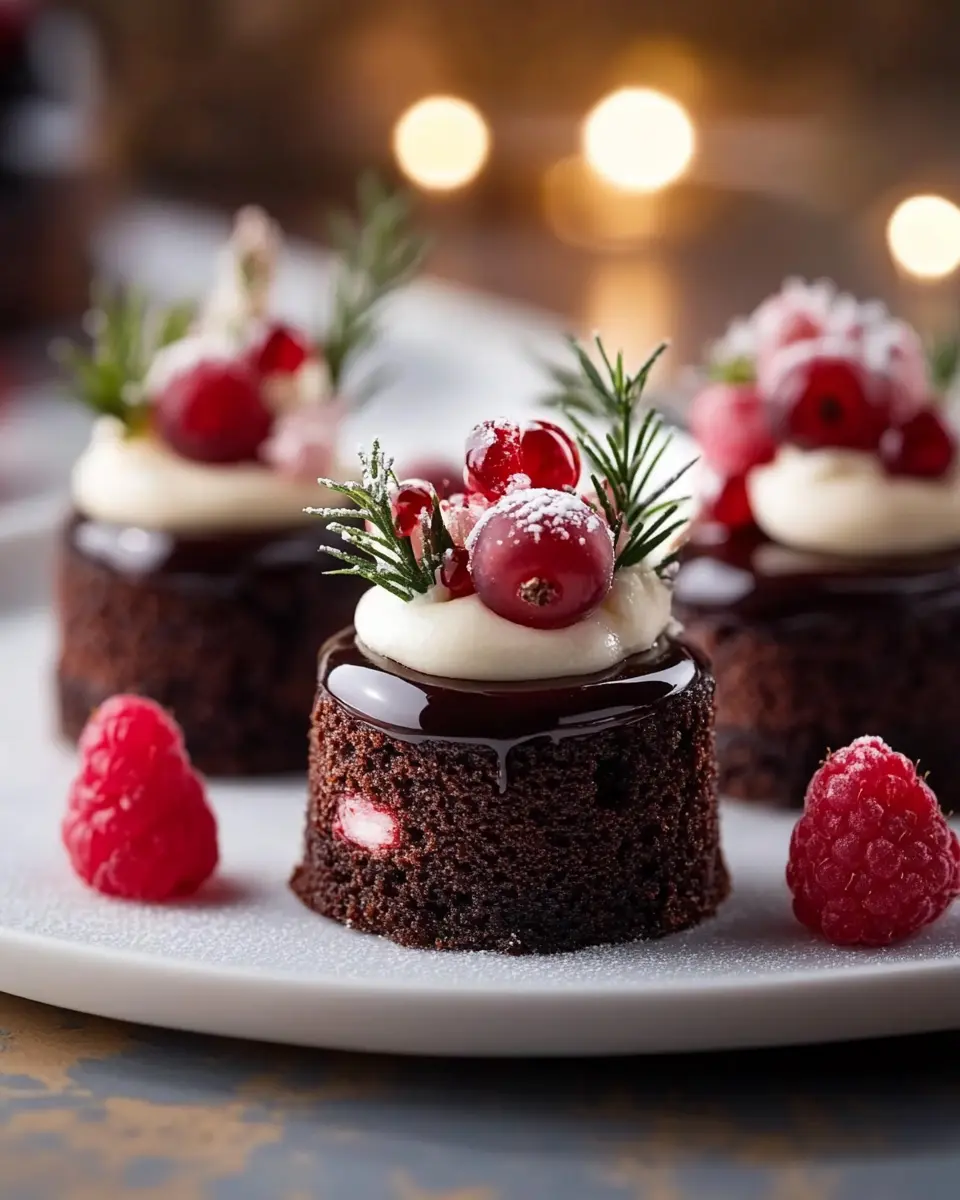 festlichen Törtchen mit Brownie: Das beste Weihnachtsdessert 6