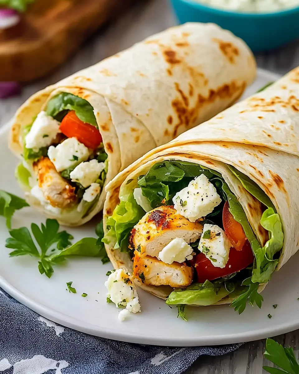 Hähnchen Wraps mit Salat und Feta: Der gesunde Genuss für alle 6
