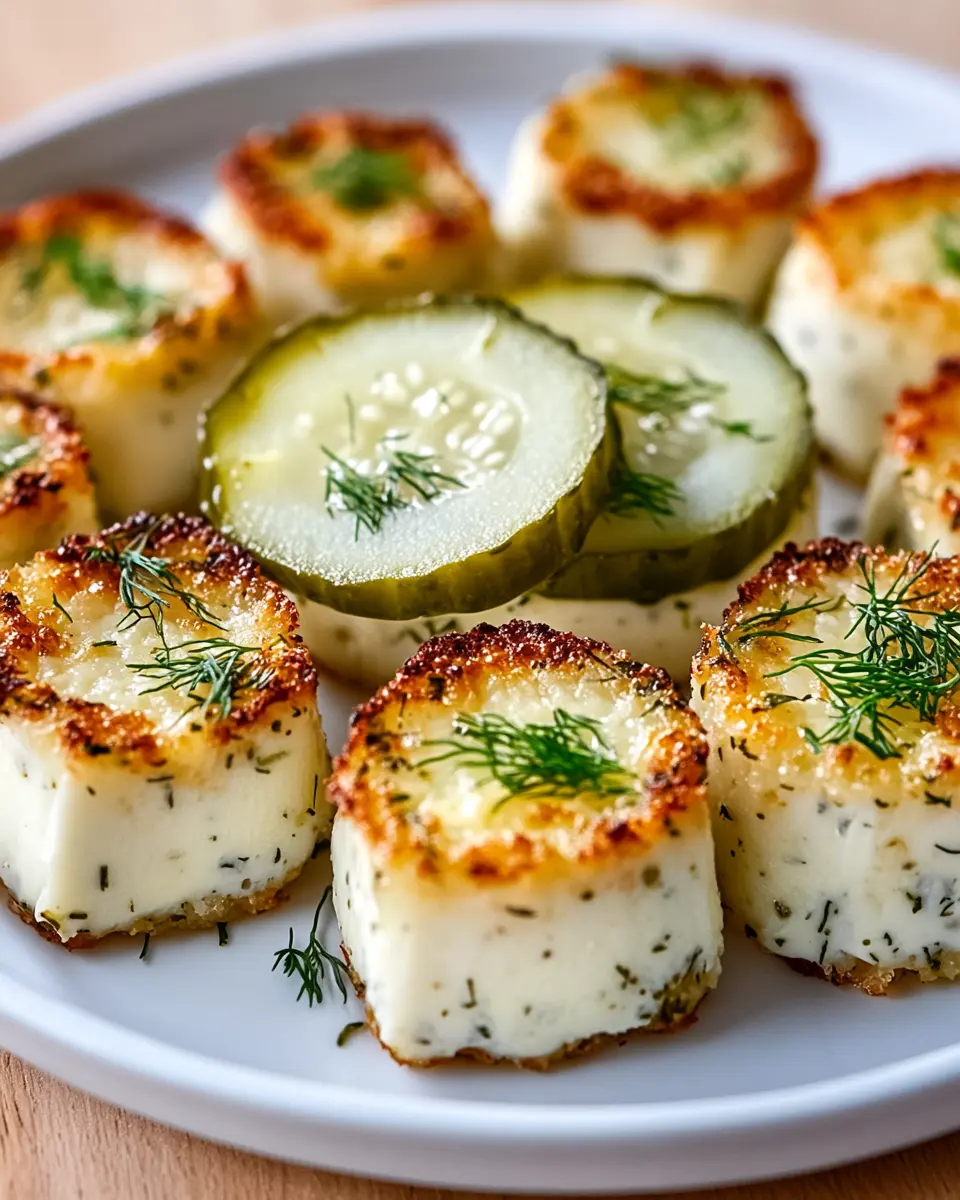 Dill-Pickle-Ranch-Käsehäppchen