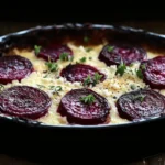 Rote-Bete-Gratin mit Ziegenkäse und lecker First Image First Image