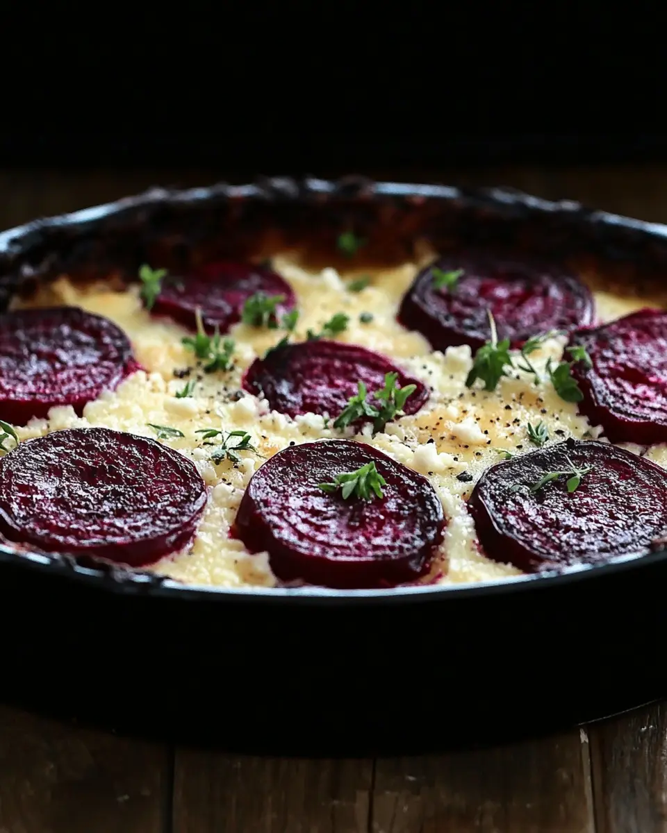 Rote-Bete-Gratin mit Ziegenkäse und lecker First Image First Image