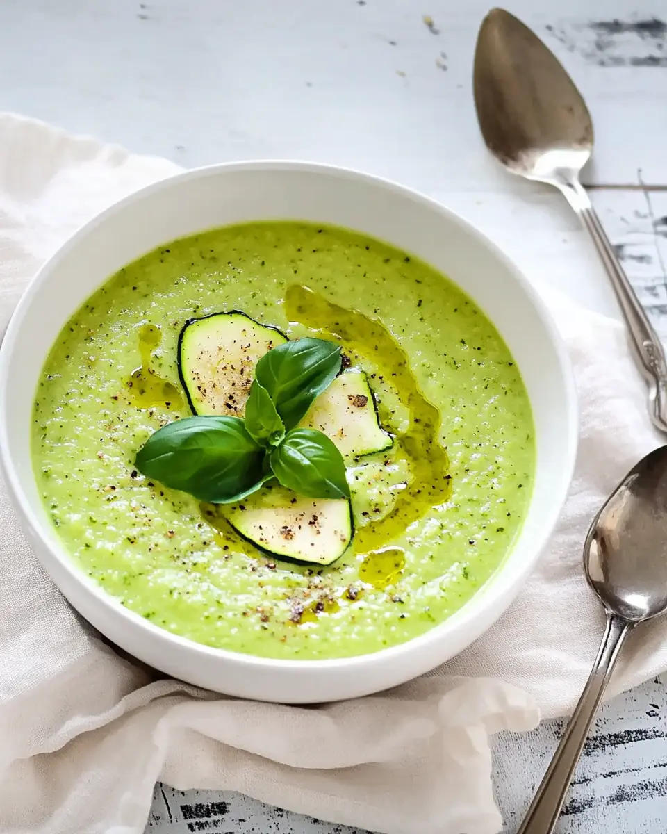 Vegane Zucchinisuppe: Easy, Creamy Comfort in Every Spoonful 5