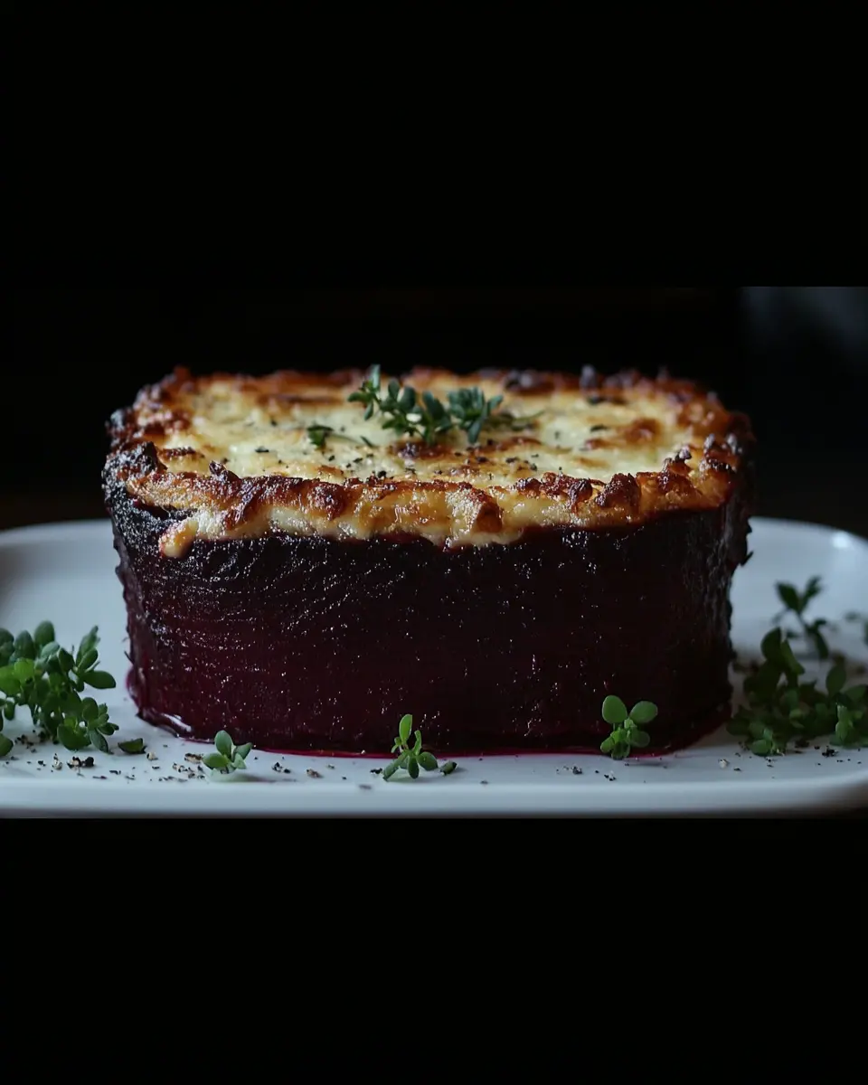 Rote-Bete-Gratin mit Ziegenkäse und lecker First Image First Image
