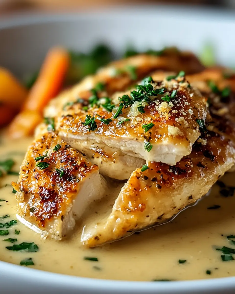 Cremiges Parmesan Hühnchen