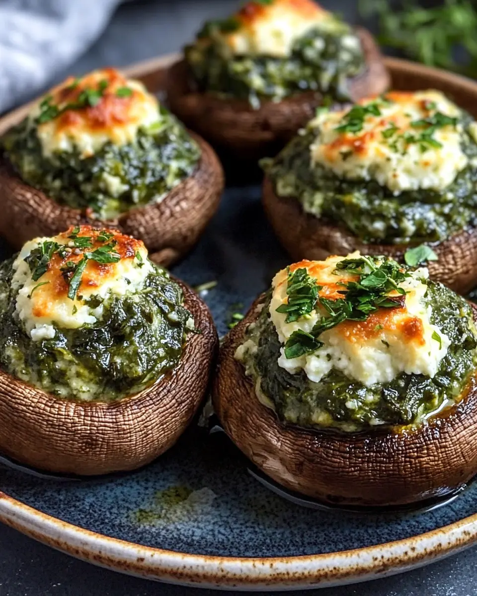 Spinat-Feta gefüllte Champignons: Irresistibly Cheesy Bites 6