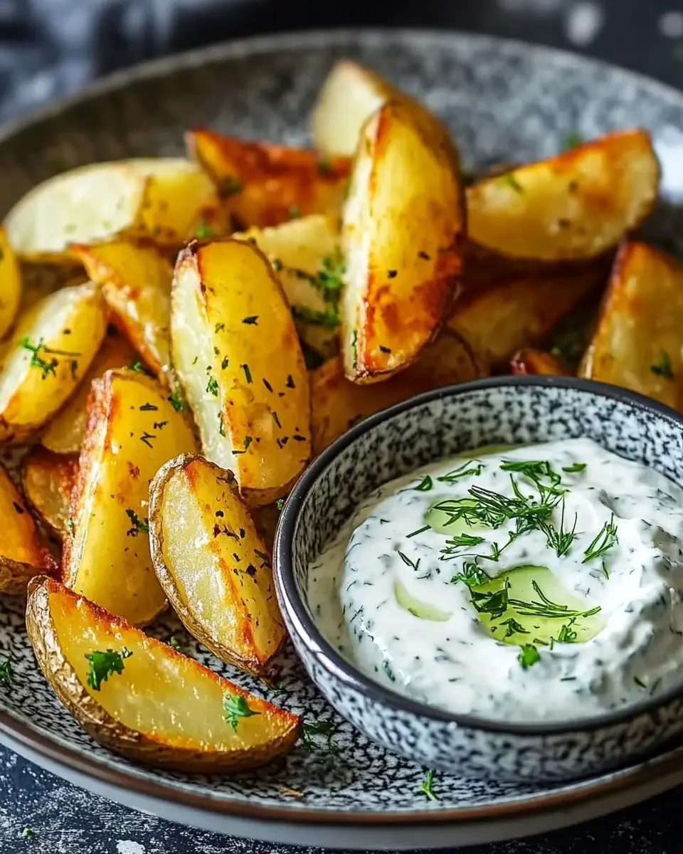 Kartoffelspalten mit Gurkendip: 5 Gründe, warum du sie lieben wirst 5