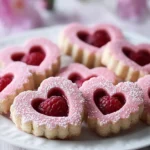 Rosa rote Linzer Plätzchen – 5 Tipps für perfekte Herzplätzchen First Image First Image
