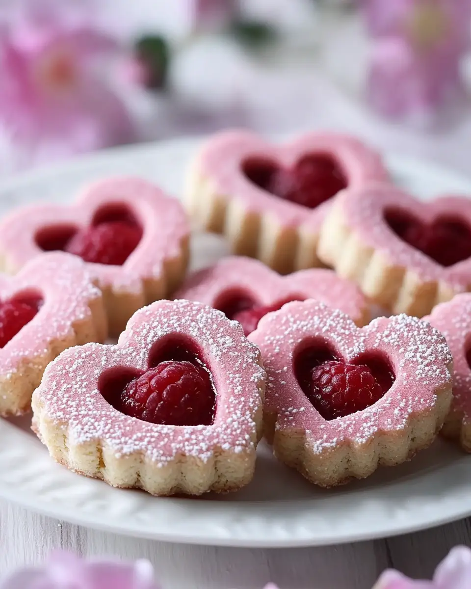 Rosa rote Linzer Plätzchen – 5 Tipps für perfekte Herzplätzchen First Image First Image