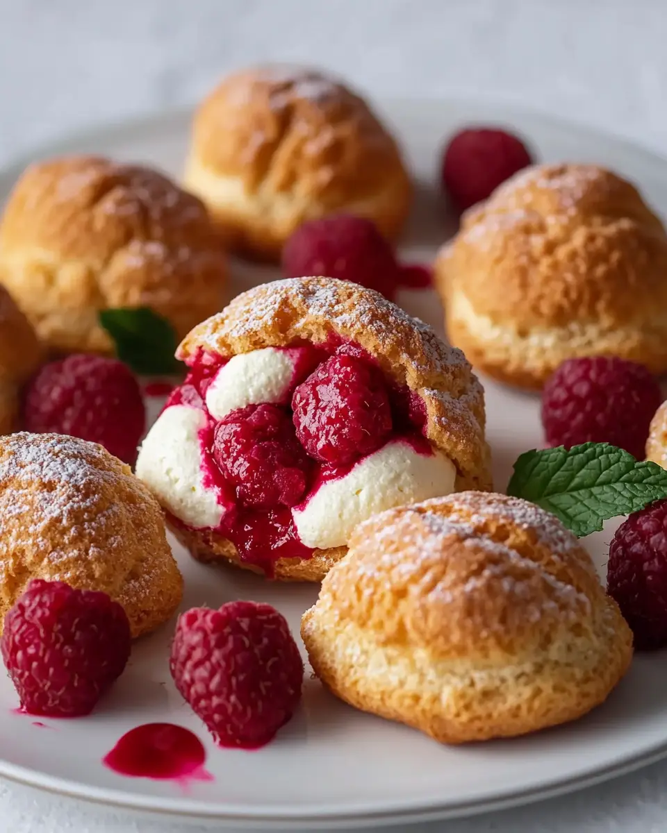 Herz Choux au Craquelin: Indulgent Raspberry-Vanilla Puffs 7 ngplznr5o76m5ymwct0j