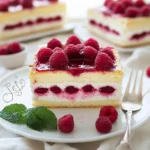 Butterkekskuchen mit Himbeeren – 1 genialer Sommerhit First Image First Image
