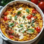 Griechischer Hack Nudel Auflauf mit Feta – Mediterraner Ofentraum für die ganze Familie First Image First Image