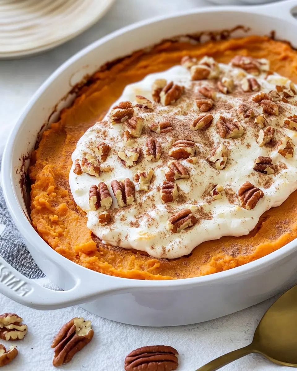 Sweet Potato Casserole (Süßkartoffel-Auflauf) First Image First Image
