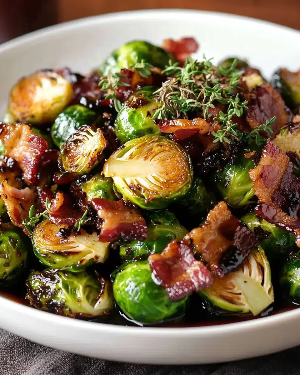 Rosenkohl mit Speck