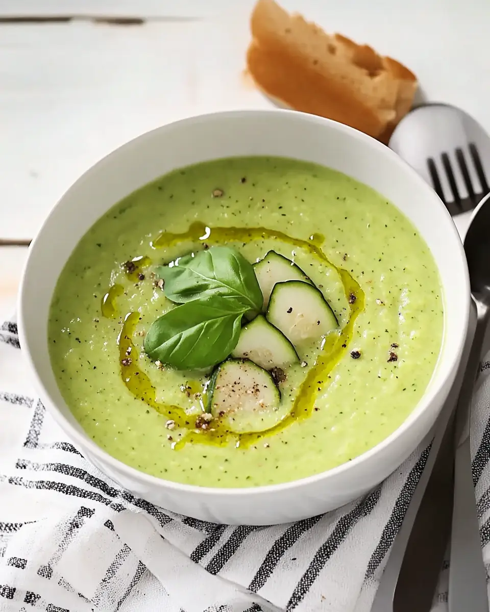 Vegane Zucchinisuppe: Easy, Creamy Comfort in Every Spoonful 6