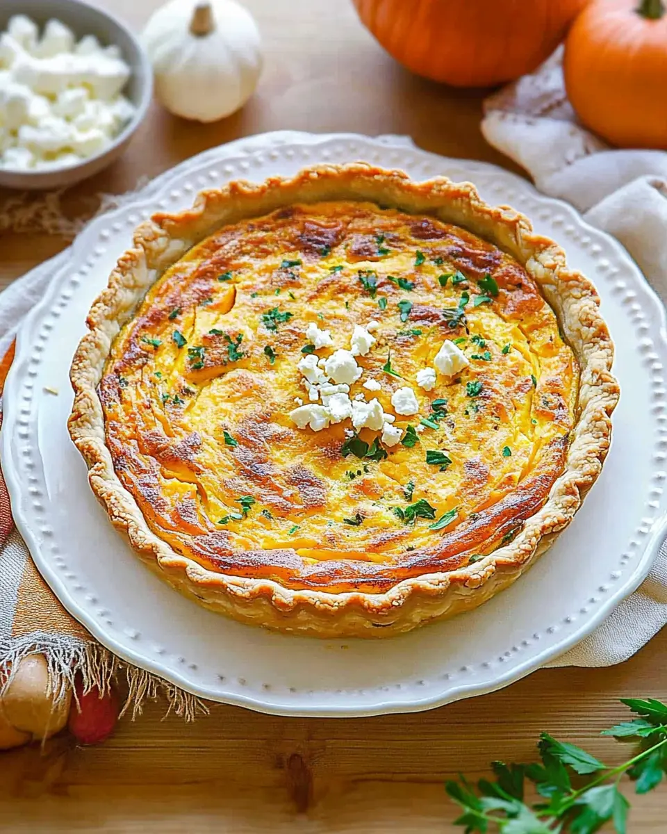 Kürbis-Quiche – herzhaft und vegetarisch First Image First Image