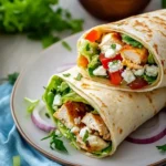 Hähnchen Wraps mit Salat und Feta – Der gesunde Genuss für jeden Tag First Image First Image