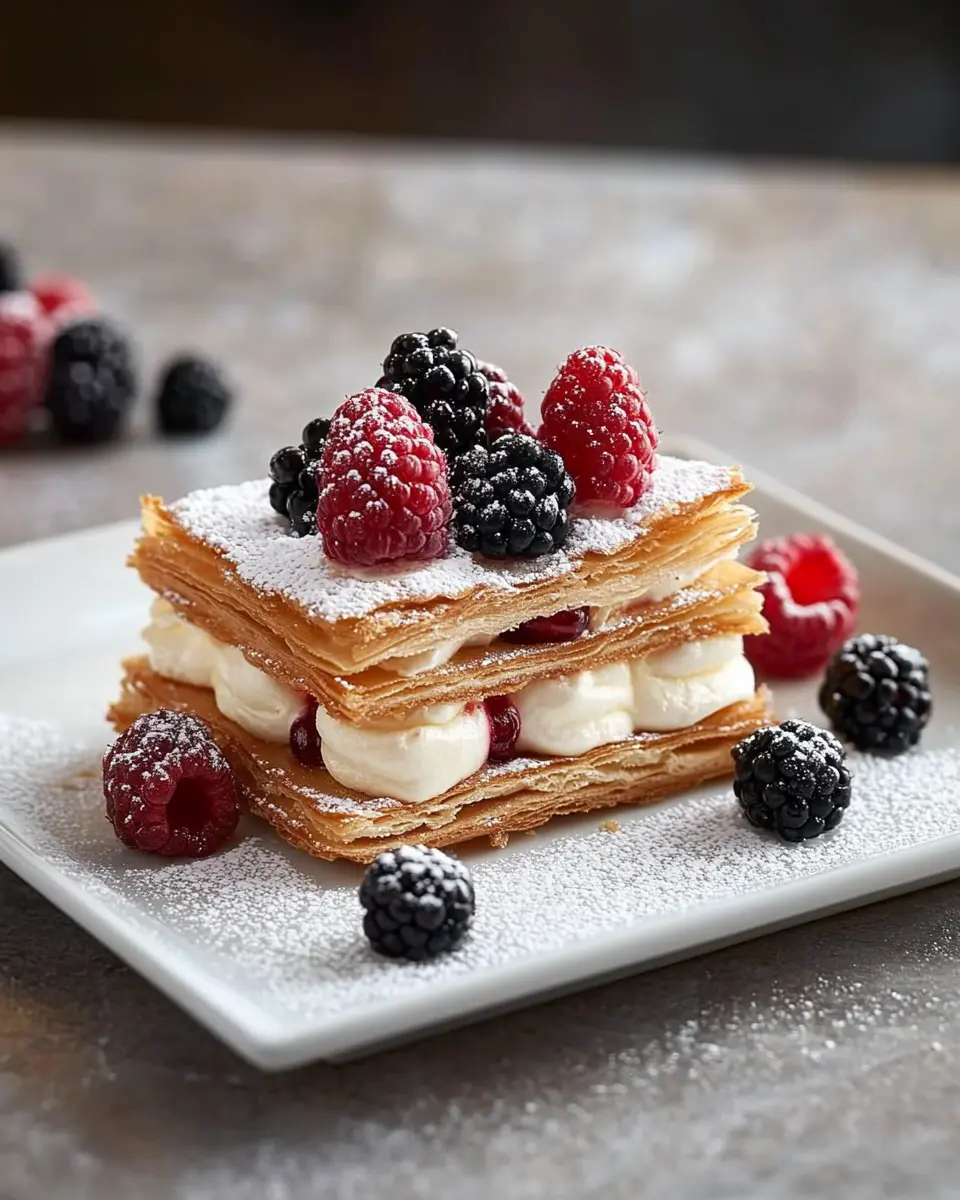 Mille-feuille mit Frischkäsecreme: Irresistibly Creamy Delight! 7 q1t0kjbydr9c0q8regdn