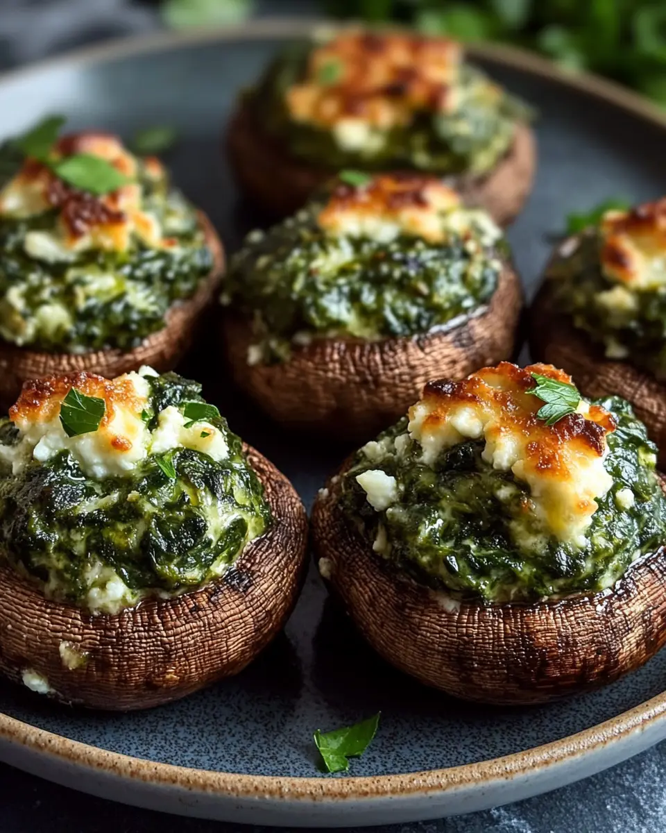 Spinat-Feta gefüllte Champignons: Irresistibly Cheesy Bites 7