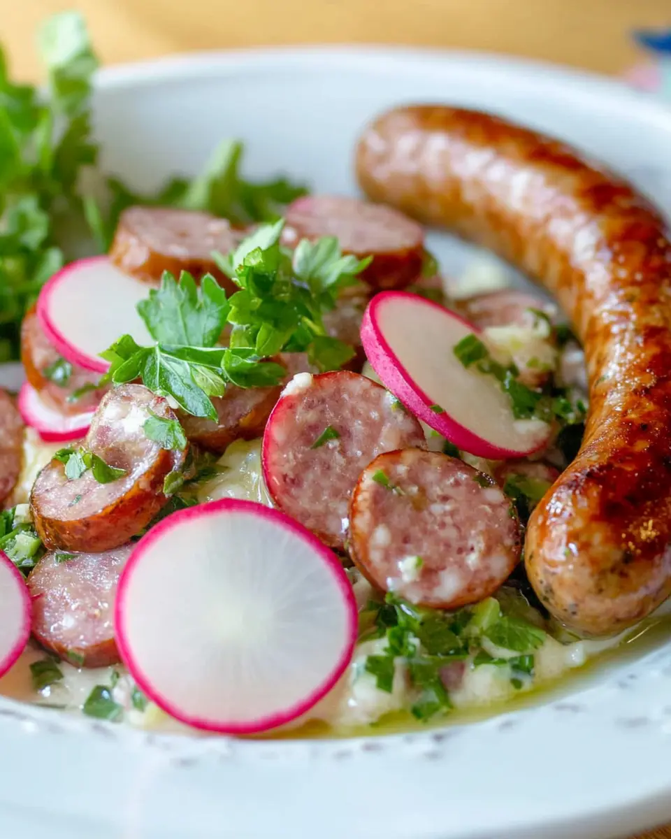 Weißwurst Salat mit Radieschen: A Refreshing Twist on Tradition 5