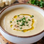 Cremige Blumenkohlsuppe (vegan) First Image First Image