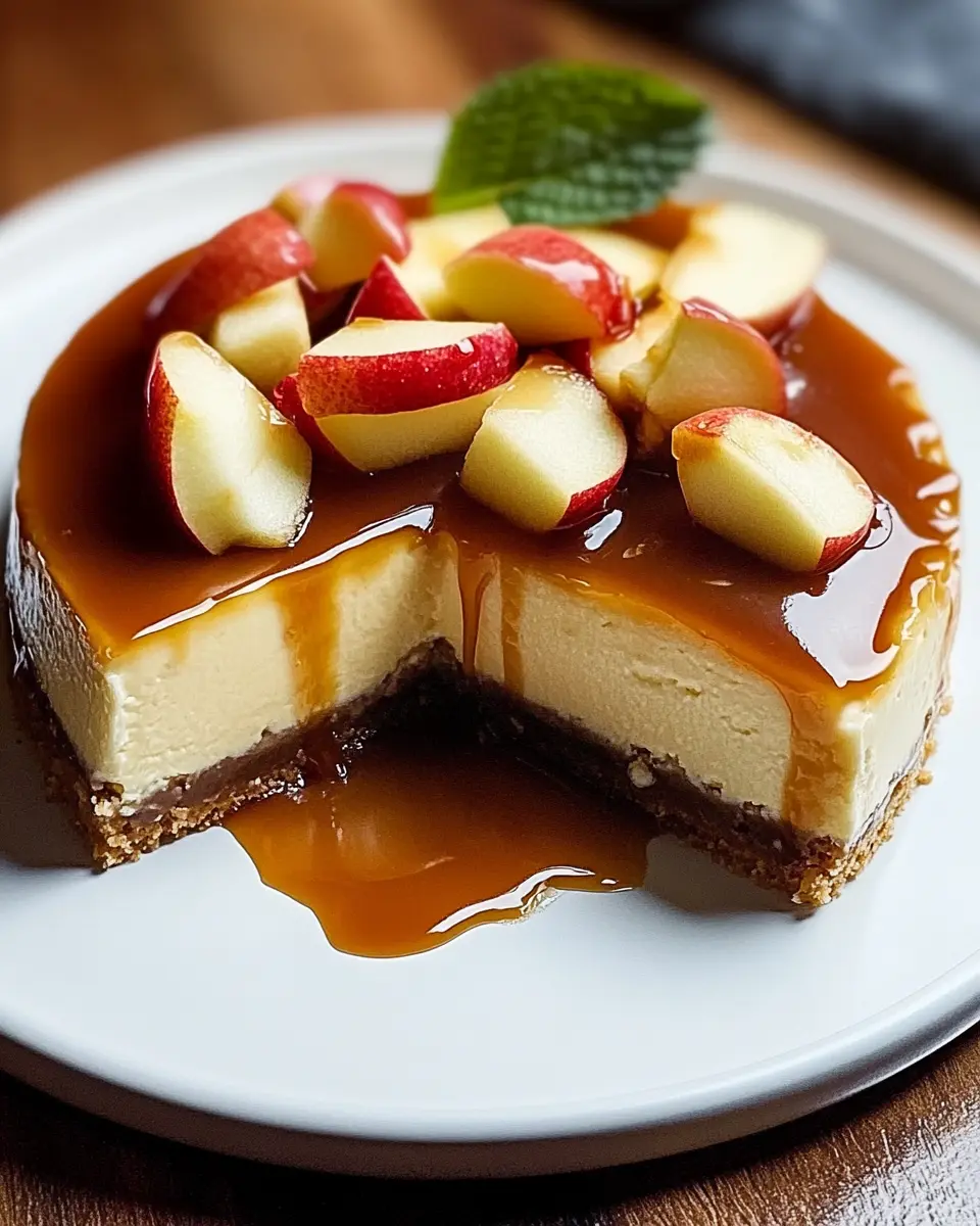 Karamell Apfel Käsekuchen – Süßes Dessert Erlebnis