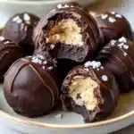No-Bake Cookie Dough Brownie Bombs First Image First Image