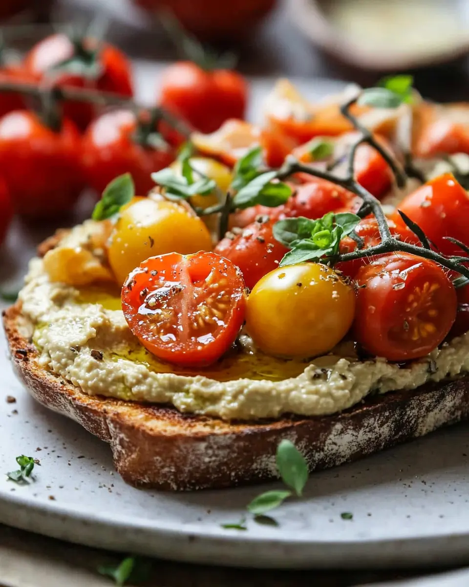 Röstbrot mit Tomaten & Hummus: Irresistibly Delicious Delight 7 vlnnf75vslh0iu3eohad