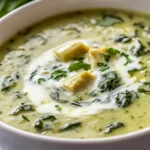 Spinat-Artischocken-Suppe First Image First Image