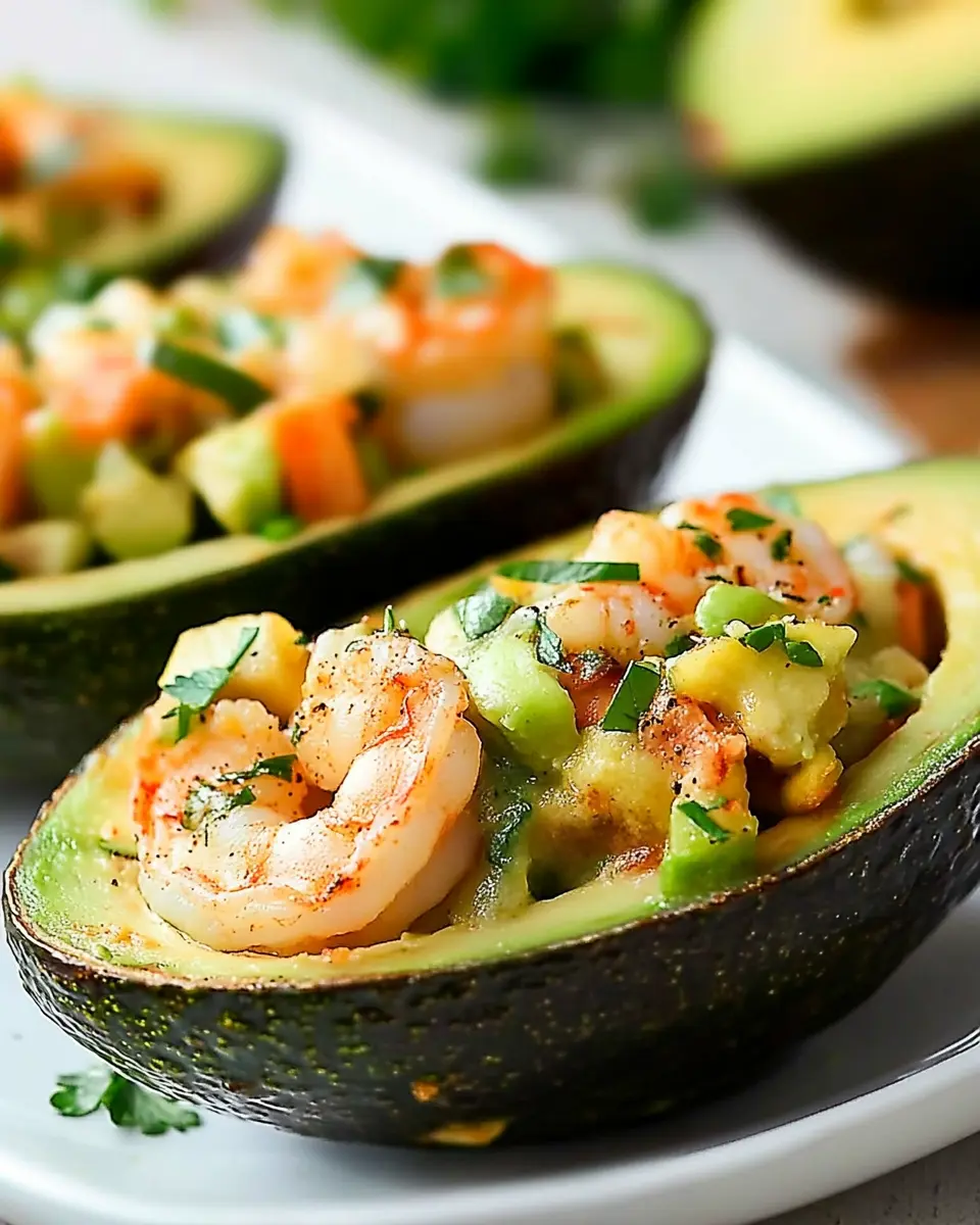 Baked Shrimp Stuffed Avocados First Image First Image