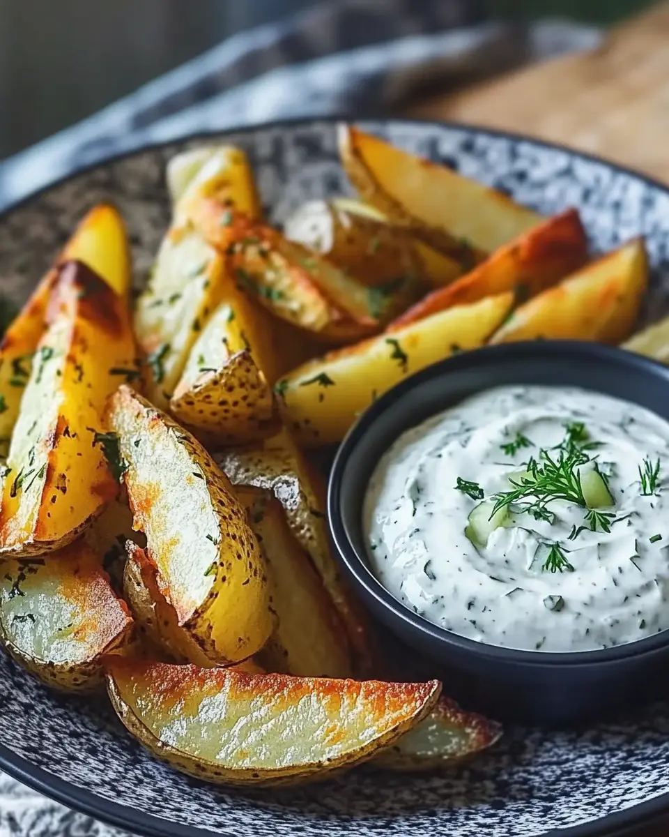Kartoffelspalten mit Gurkendip – 5 Gründe, warum du sie lieben wirst