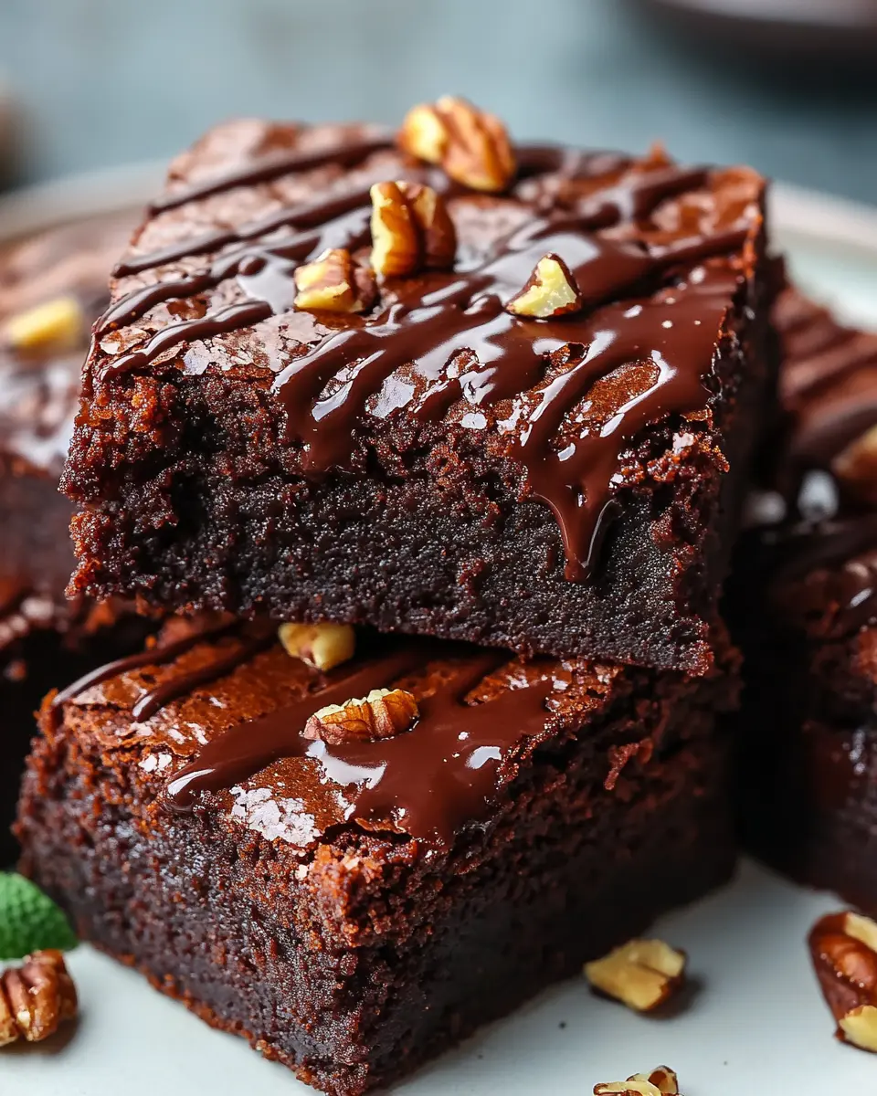 Süßkartoffel Brownies Leckerei
