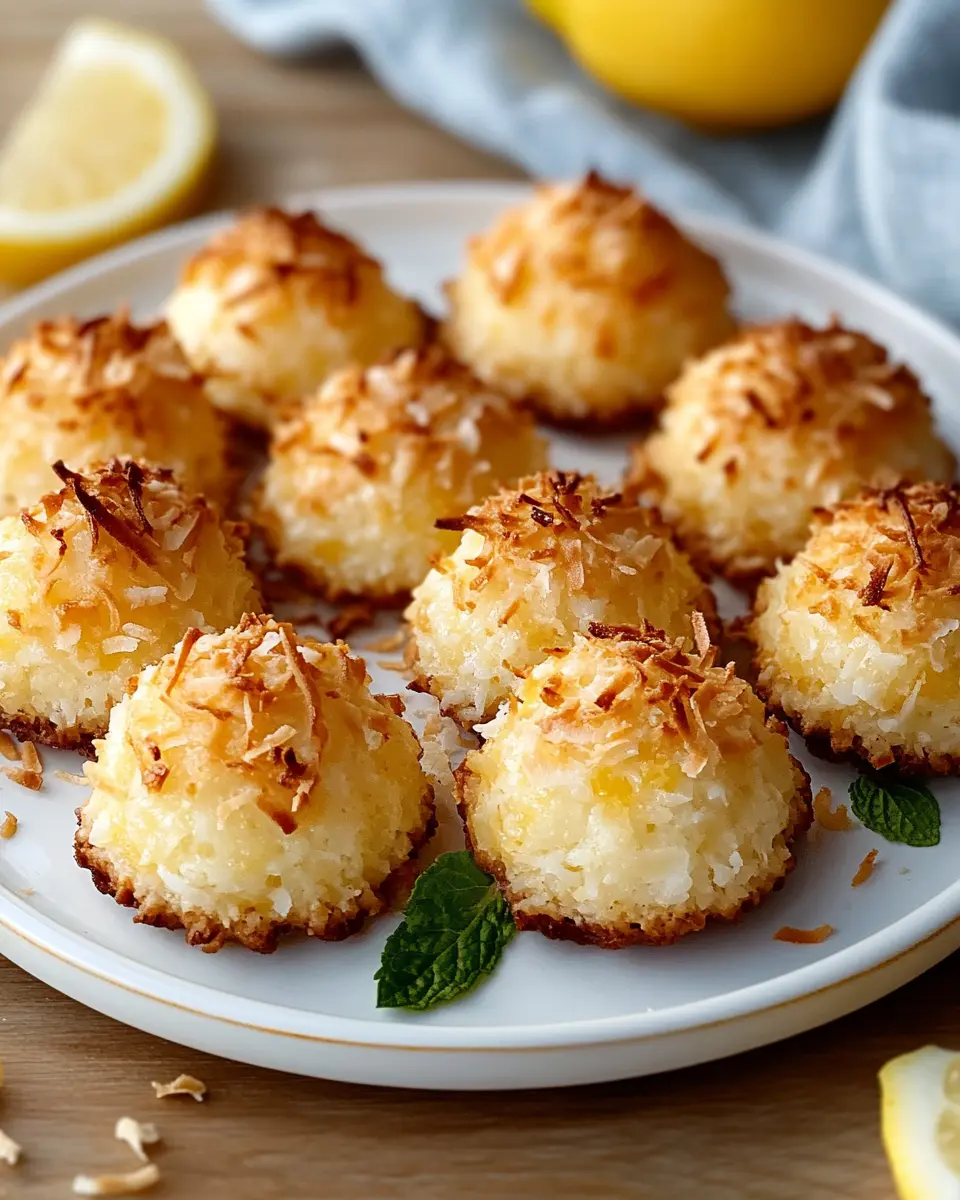 Zitronen-Kokos-Makronen-Fettbomben: Irresistibly Creamy Treats 6