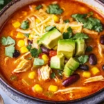 Enchilada Suppe mit Hähnchen – Beste 30-Minuten-Mahlzeit First Image First Image