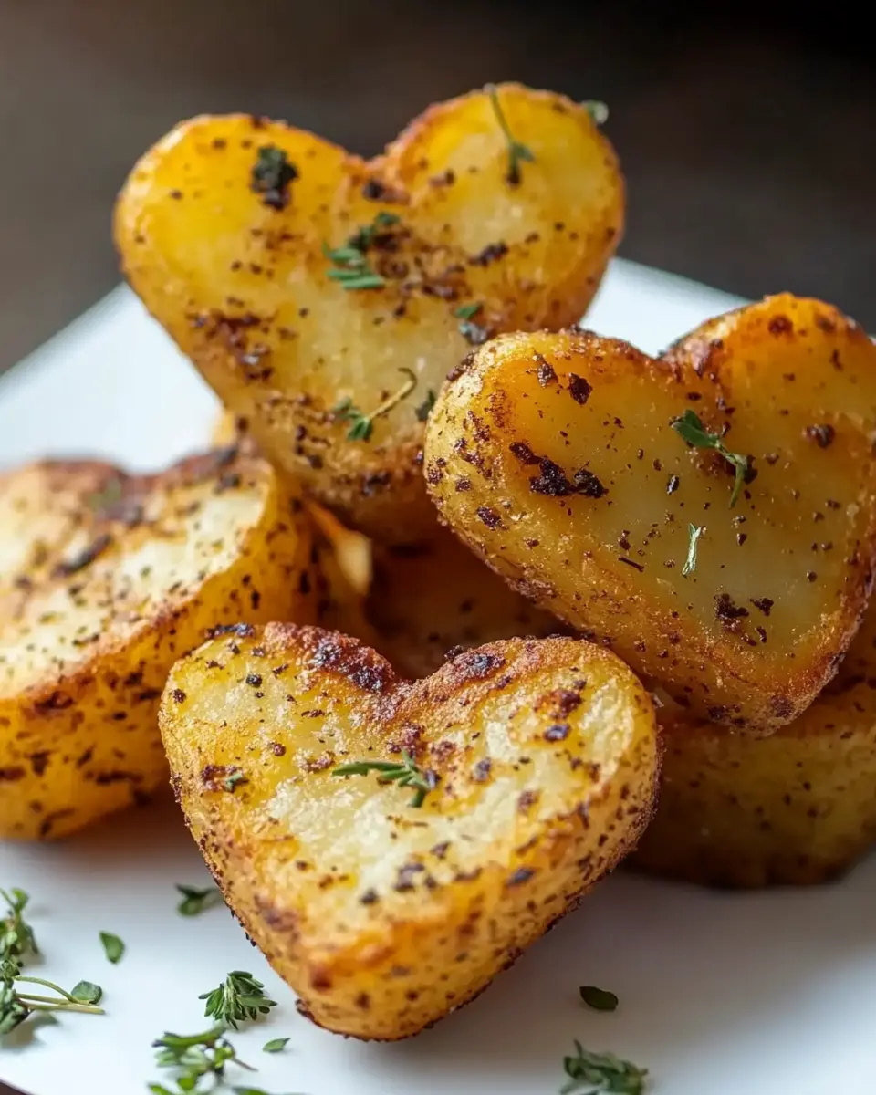 Knusprige Kartoffelherzen aus dem Ofen – Liebe geht durch den Magen
