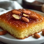 Keto Ägyptisches Basbousa (Semolinakuchen) mit Mandelmehl First Image First Image