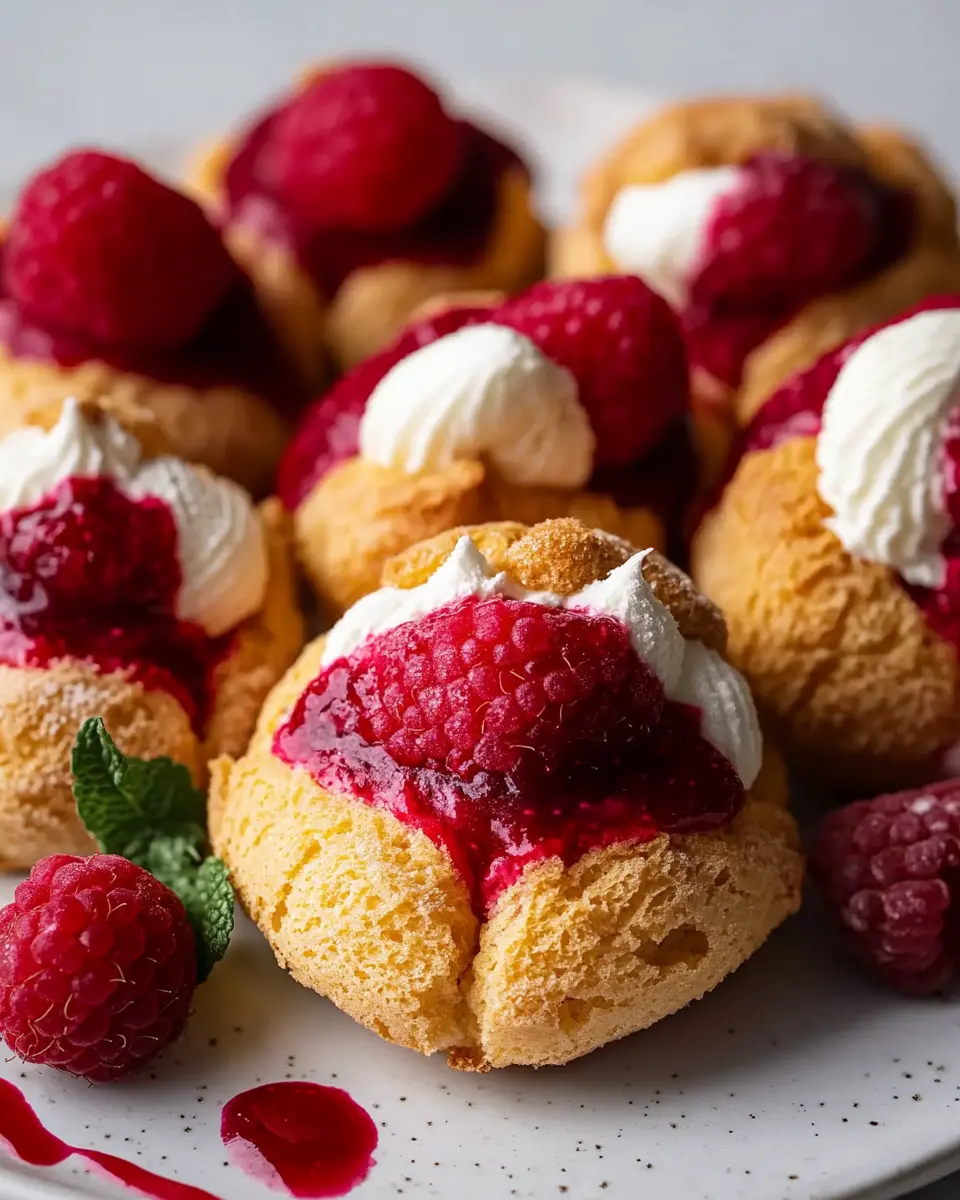 Herz Choux au Craquelin: Indulgent Raspberry-Vanilla Puffs 6 yjjqzy5wdbdiqbbu0d0o