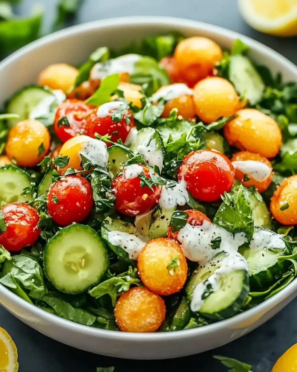 Knusprigen Salat mit Joghurt Dressing: Best Ever Crunchy Delight 7