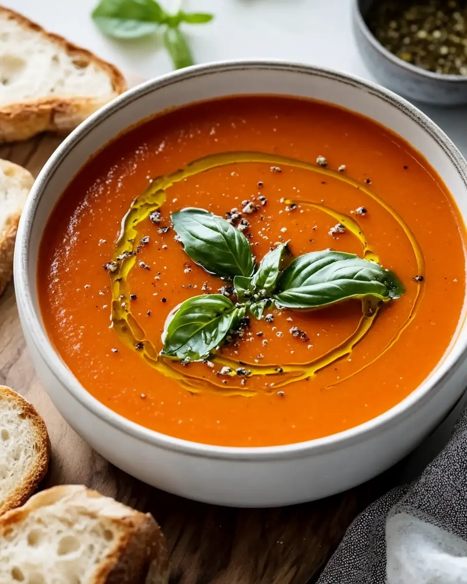Klassische Tomatensuppe – Beste Version in 7 Schritten